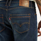 Men's Tinted 512 Dark Blue Slim Tapered Fit Mid Rise Jeans - Detail View