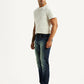 Men's Tinted 512 Dark Blue Slim Tapered Fit Mid Rise Jeans - Side View