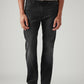 Men's 513 Charcoal Grey Slim Straight Fit Mid Rise Jeans - Front View