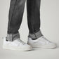 Men's 505 Charcoal Grey Straight Fit Mid Rise Commuter Jeans - Detail View