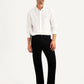 Men's Redloop 505 Black Straight Fit Mid Rise Jeans - Front View