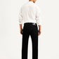 Men's Redloop 505 Black Straight Fit Mid Rise Jeans - Back View