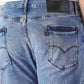 Men's Redloop 513 Indigo Slim Straight Fit Mid Rise Jeans - Detail View