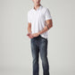 Men's 511 Dark-Blue Slim Fit Mid Rise Redloop Jeans - Styleshot View