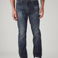 Men's 511 Dark-Blue Slim Fit Mid Rise Redloop Jeans - Front View