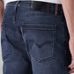 Men's 511 Dark Blue Slim Fit Mid Rise Redloop Jeans - Detail View