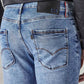 Men's Redloop 511 Indigo Slim Fit Mid Rise Jeans - Detail View