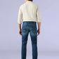 Men's Redloop 511 Blue Slim Fit Mid Rise Jeans - Back View