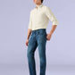 Men's Redloop 511 Blue Slim Fit Mid Rise Jeans - Side View