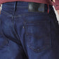 Men's 505 Dark Indigo Straight Fit Mid Rise Redloop Jeans - Detail View