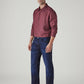 Men's 505 Dark Indigo Straight Fit Mid Rise Redloop Jeans - Side View