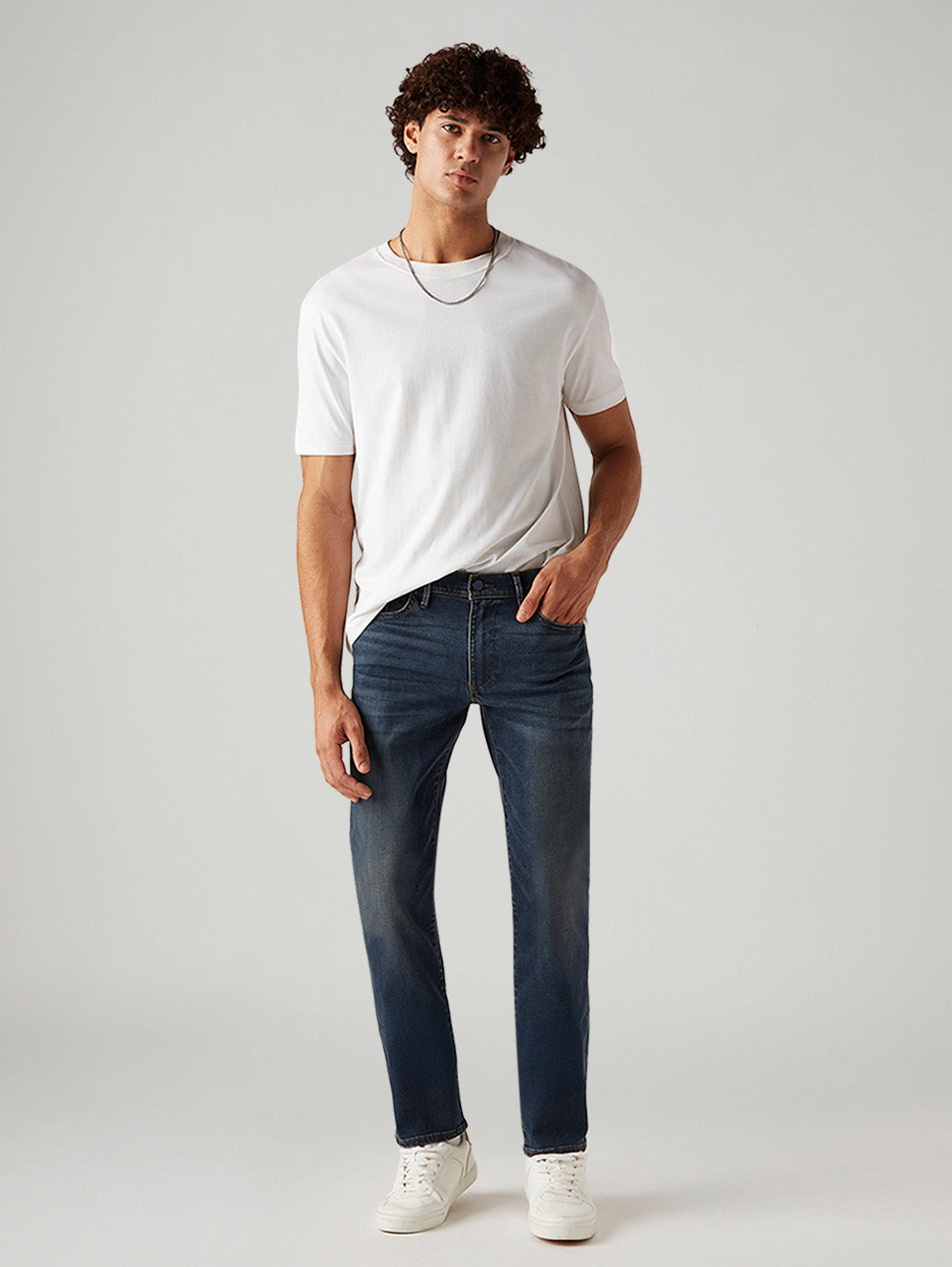 Men's 511 Dark Blue Slim Fit Innovation Stretch Jeans