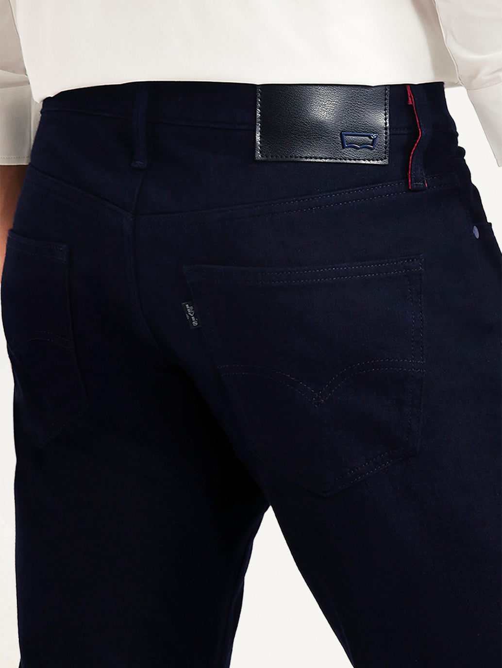 Men's Redloop 511 Dark Blue Slim Fit Mid Rise Jeans - Detail View