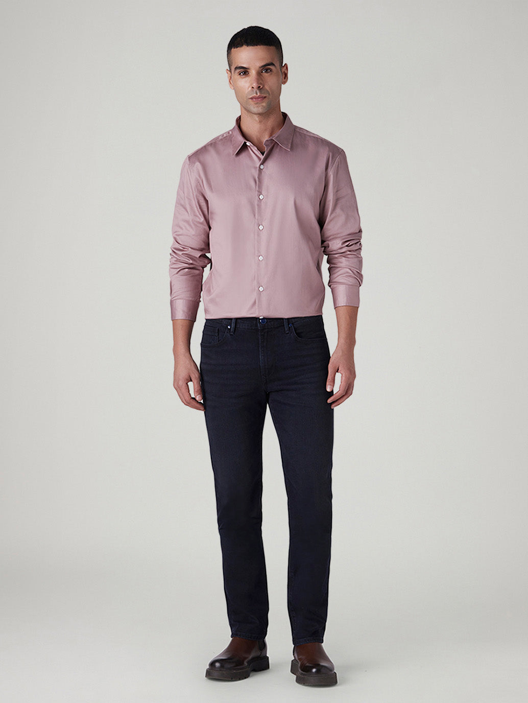 Men's 511 Navy Slim Fit Mid Rise Redloop Jeans - Front View