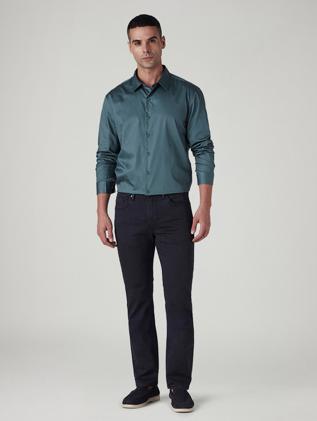 Men's 511 Navy Slim Fit Mid Rise Redloop Jeans - Front View