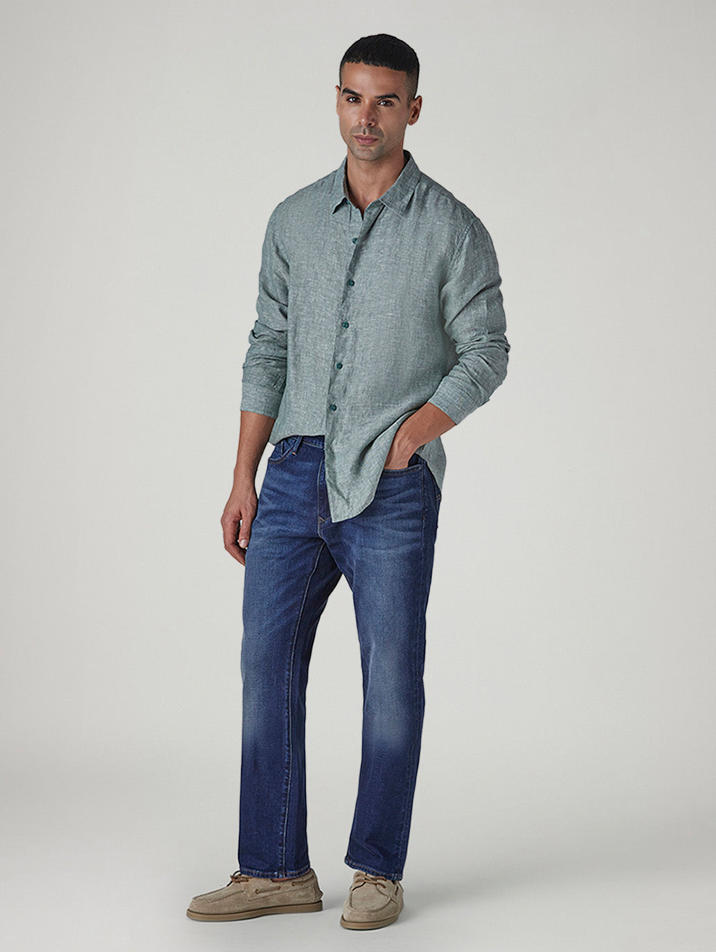 Men's 511 Med Indigo Slim Fit Mid Rise Redloop Jeans