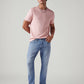 Men's 505 Light Blue Straight Fit Mid Rise Redloop Jeans - Styleshot View