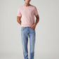 Men's 505 Light Blue Straight Fit Mid Rise Redloop Jeans - Front View