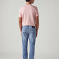 Men's 505 Light Blue Straight Fit Mid Rise Redloop Jeans - Back View