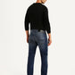 Men's Redloop 511 Blue Slim Fit Mid Rise Jeans - Back View