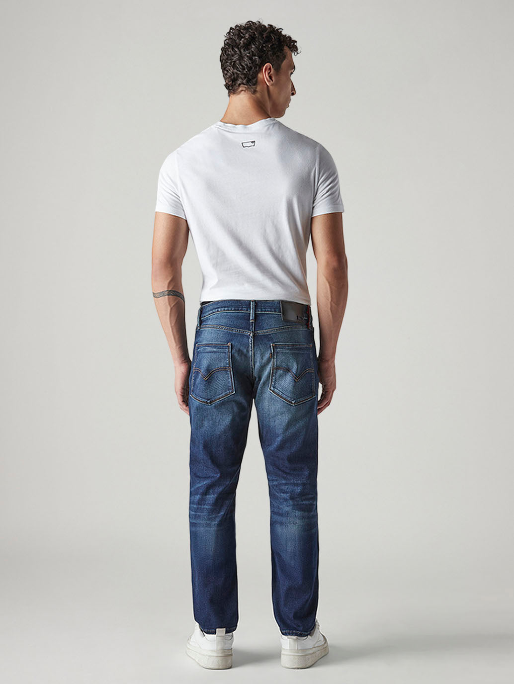 Men's 511 Indigo Slim Fit Mid Rise Redloop Jeans - Back View