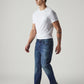 Men's 511 Indigo Slim Fit Mid Rise Redloop Jeans - Side View