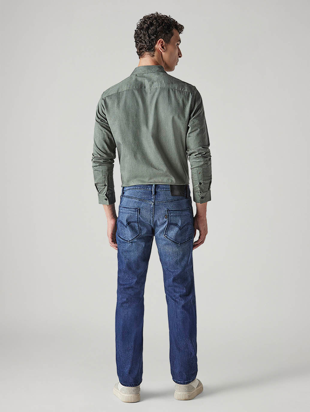 Men's Redloop 511 Blue Slim Fit Mid Rise Jeans - 20 View