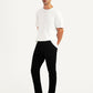 Men's Redloop 512 Black Slim Tapered Fit Mid Rise Jeans - Styleshot View