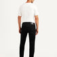 Men's Redloop 512 Black Slim Tapered Fit Mid Rise Jeans - Back View