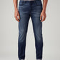Men's 512 Dark-Blue Slim Tapered Fit Mid Rise Jeans - Front View