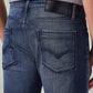 Men's 512 Dark-Blue Slim Tapered Fit Mid Rise Jeans - 20 View