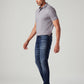 Men's 512 Dark-Blue Slim Tapered Fit Mid Rise Jeans - Side View