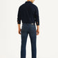 Men's Redloop 513 Dark Blue Slim Straight Fit Mid Rise Jeans - Back View