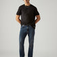 Men's 513 Blue Slim Straight Fit Mid Rise Redloop Jeans - Styleshot View
