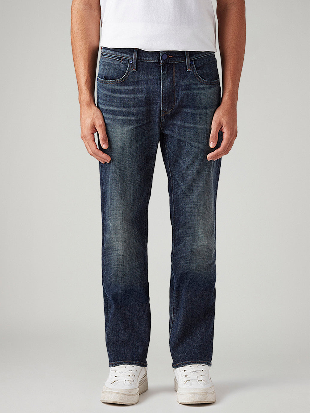 Men's 527 Indigo Bootcut Fit Mid Rise Redloop Jeans - Front View