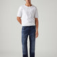 Men's 527 Dark Blue Bootcut Fit Mid Rise Redloop Jeans - Front View