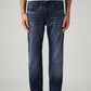 Men's 527 Dark Blue Bootcut Fit Mid Rise Redloop Jeans - Front View