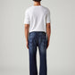 Men's 527 Dark Blue Bootcut Fit Mid Rise Redloop Jeans - Back View