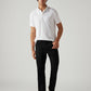Men's 541 Black Tapered Fit Innovation Stretch Jeans - Styleshot View