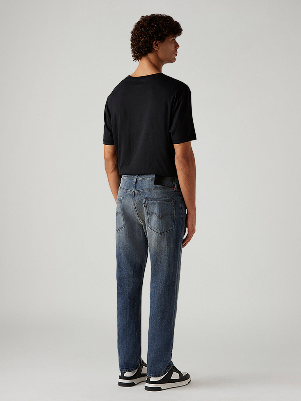 Men's Tinted 541 Blue Tapered Fit Hyper Stretch Jeans - Back View