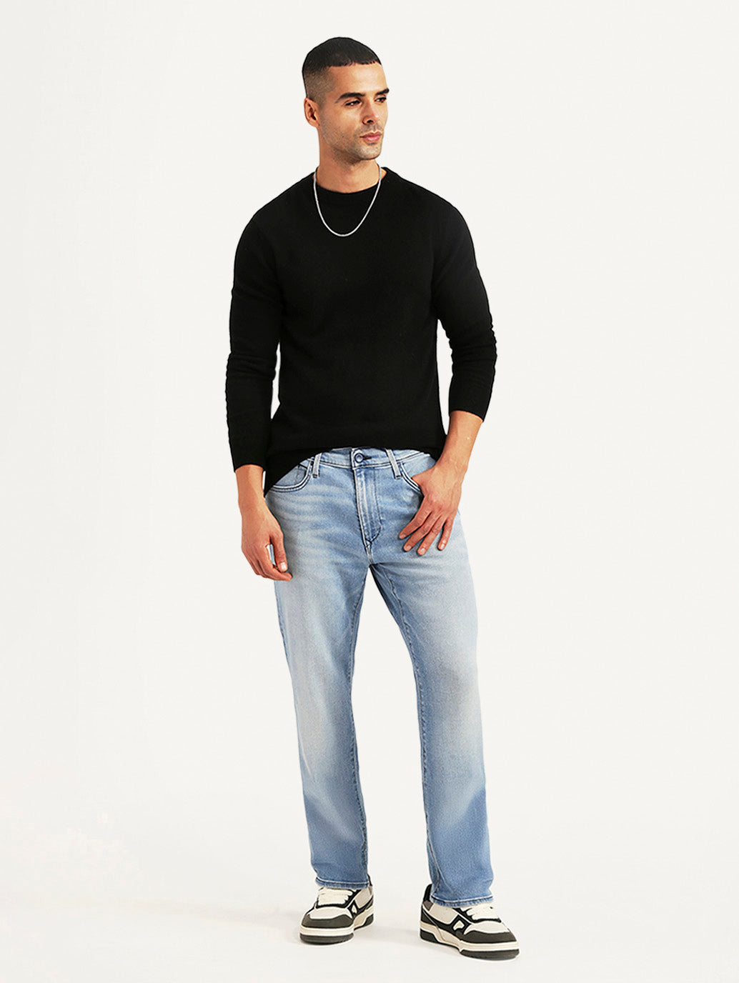 Men's Redloop 541 Light Blue Tapered Fit Mid Rise Jeans