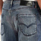 Men's Redloop 541 Blue Tapered Fit Mid Rise Jeans - Detail View