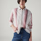 Women's Striped Relaxed Fit Shirt - Styleshot View