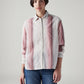 Women's Striped Relaxed Fit Shirt - Front View