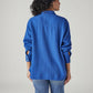 Women's Textured Relaxed Fit Shirt - Back View