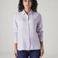Women's Solid Relaxed Fit Shirt - Front View