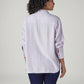Women's Solid Relaxed Fit Shirt - Back View