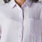 Women's Solid Relaxed Fit Shirt - Detail View
