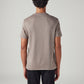 Men's Solid Regular Fit Interlock T-Shirt - Back View