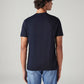 Men's Solid Regular Fit Interlock T-Shirt - Back View